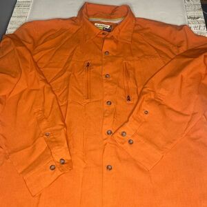Magellan Fishing Shirt Loose fit Burnt Orange Size XL